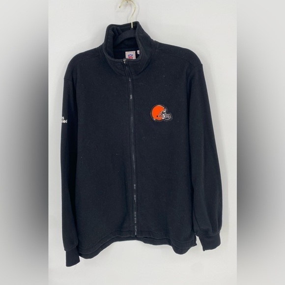 Sports illustrated NFL Cleveland Browns Fleece Full Zip up Jacket XL - Picture 2 of 10